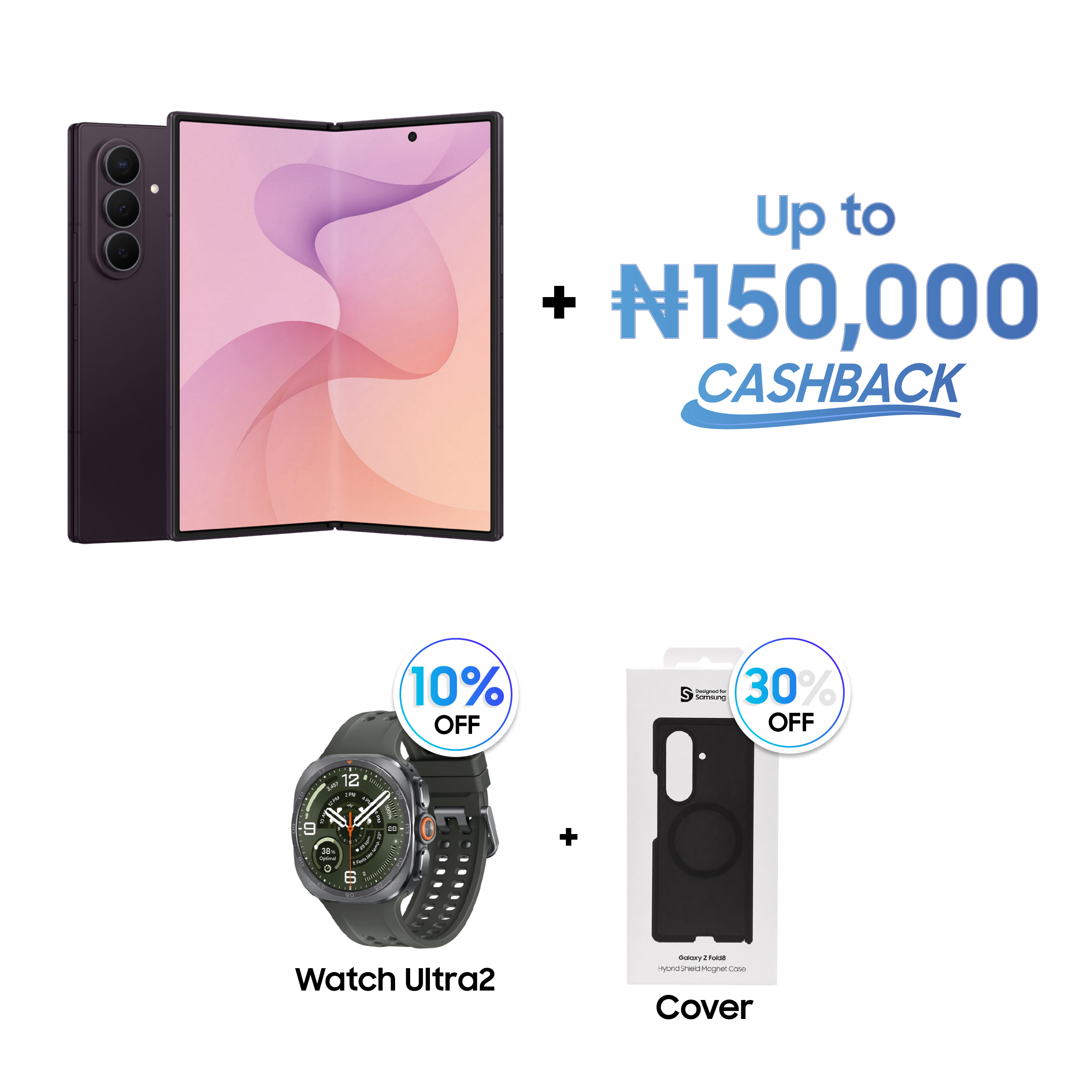 Pre-Order Samsung Galaxy Fold 8 Ultra 1TB + Watch ultra 2 - Ultimate Package